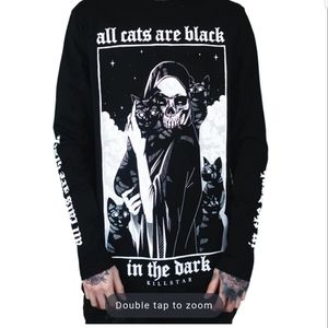 Long sleeve Killstar Black Cats top